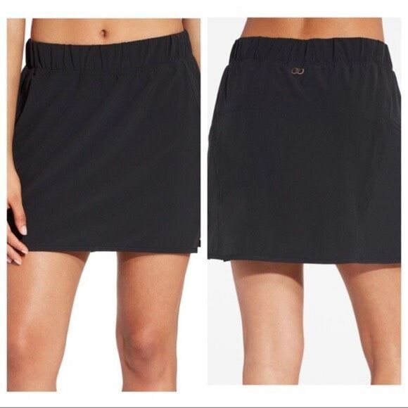 CALIA by Carrie Underwood Black Anywhere Woven Skort Size S - Picture 3 of 11